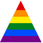 Rainbow pyramid 6 levels